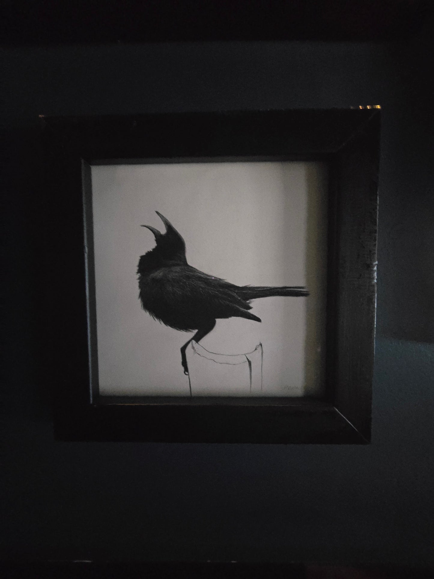 Bourbon & Branch Framed Raven