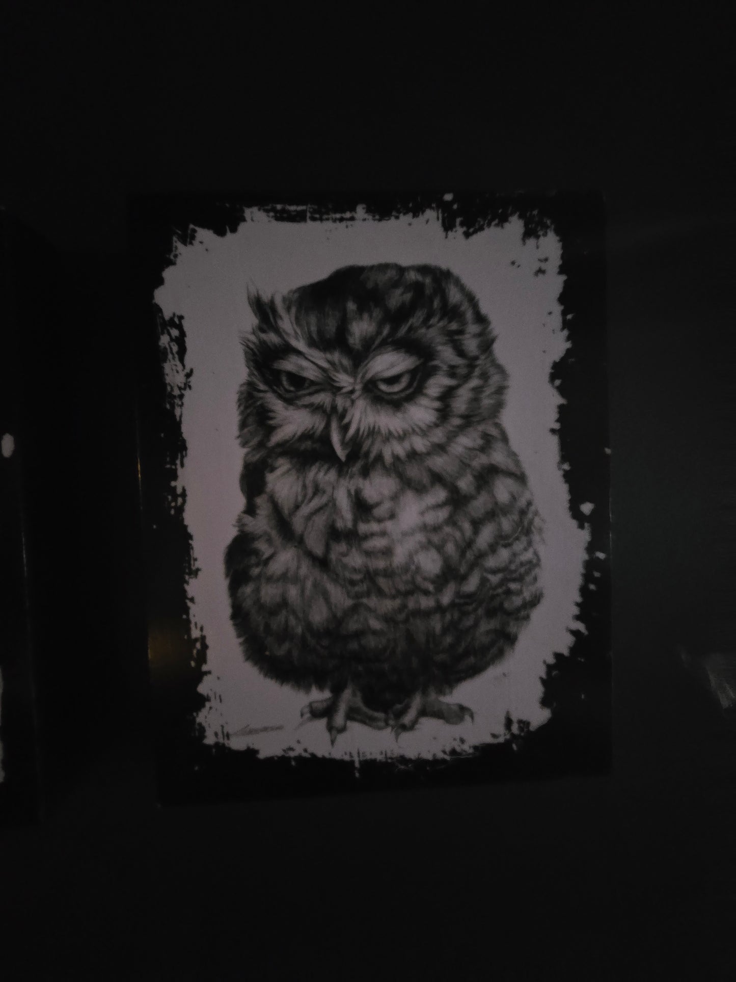 Bourbon & Branch Wood Panel Owl 2