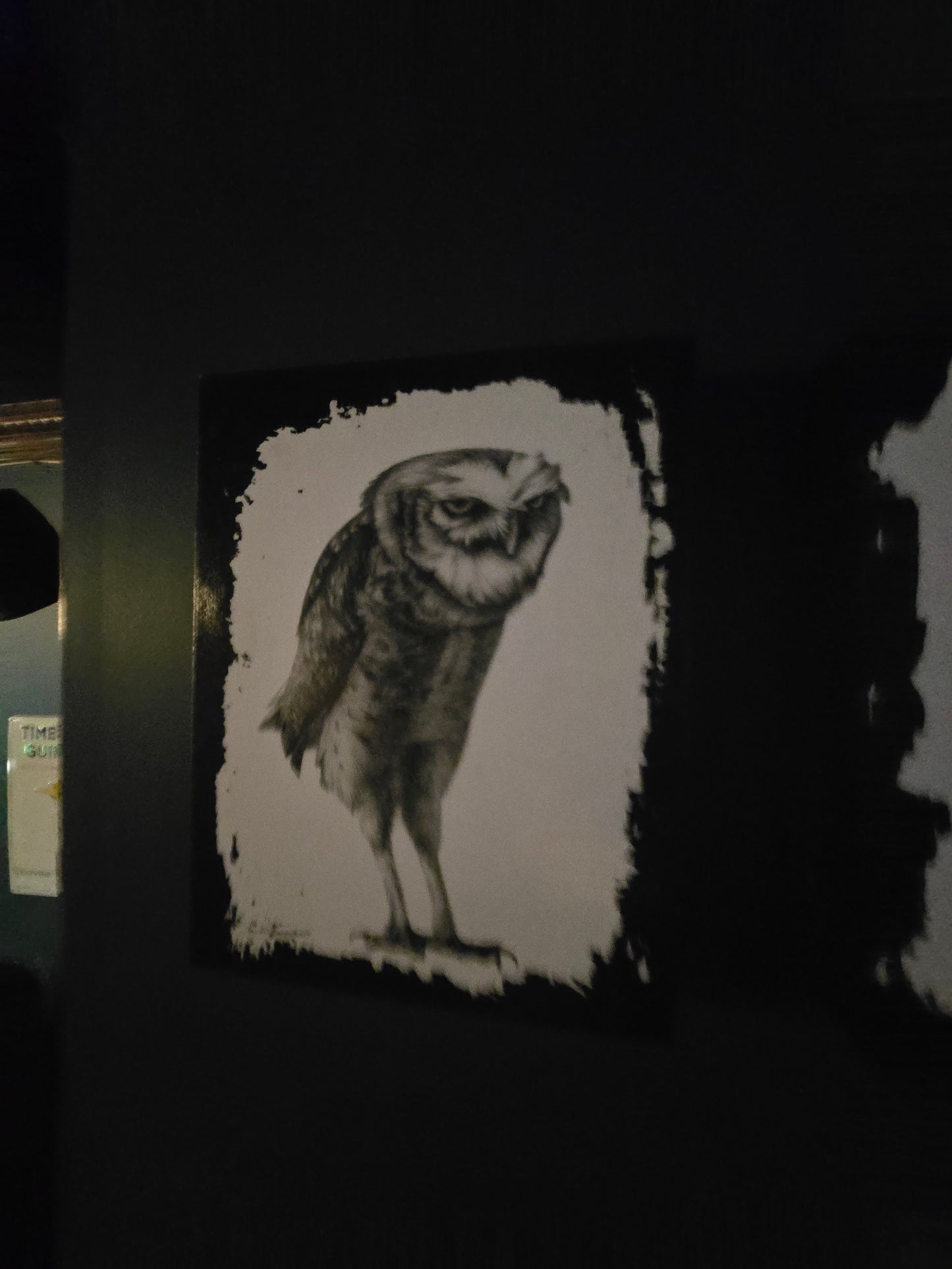 Bourbon & Branch Wood Panel Owl 1