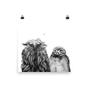 Odd Couple Owl Print
