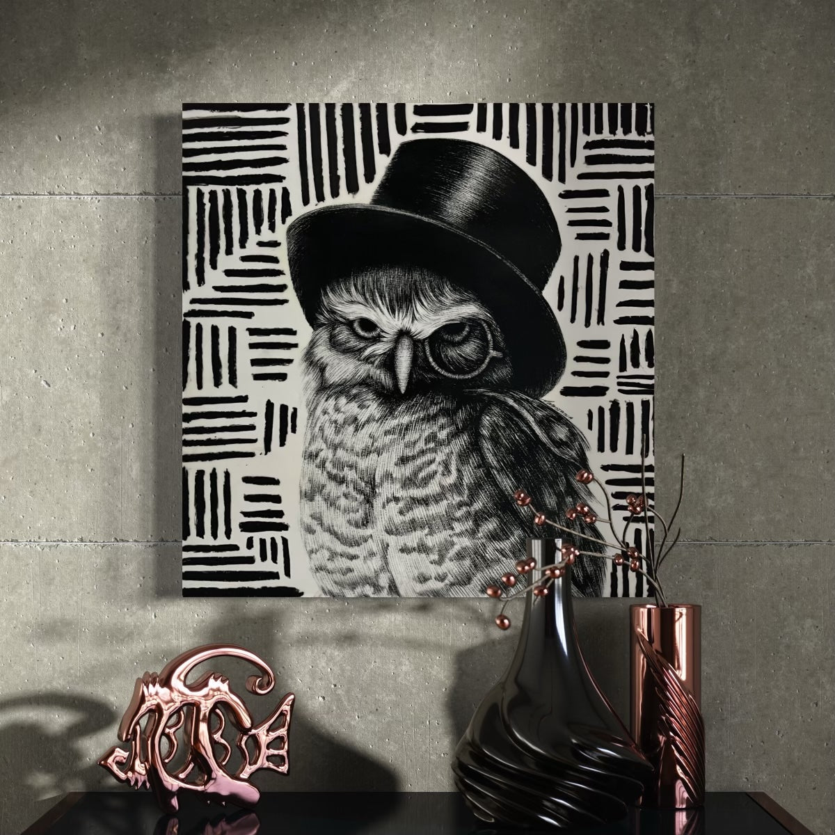 Hybrid Original - Owl Top Hat