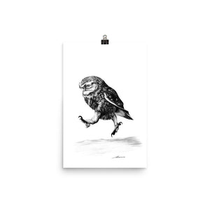 On a Mission Owl Print