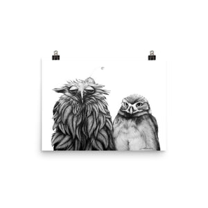 Odd Couple Owl Print