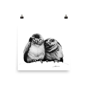 P and Pod Owl Print