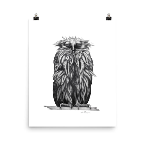 Oscar Owl Print