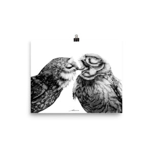 Worm Owl Print