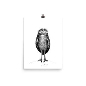 Stand Tall Owl Print