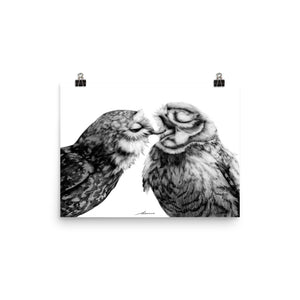 Worm Owl Print